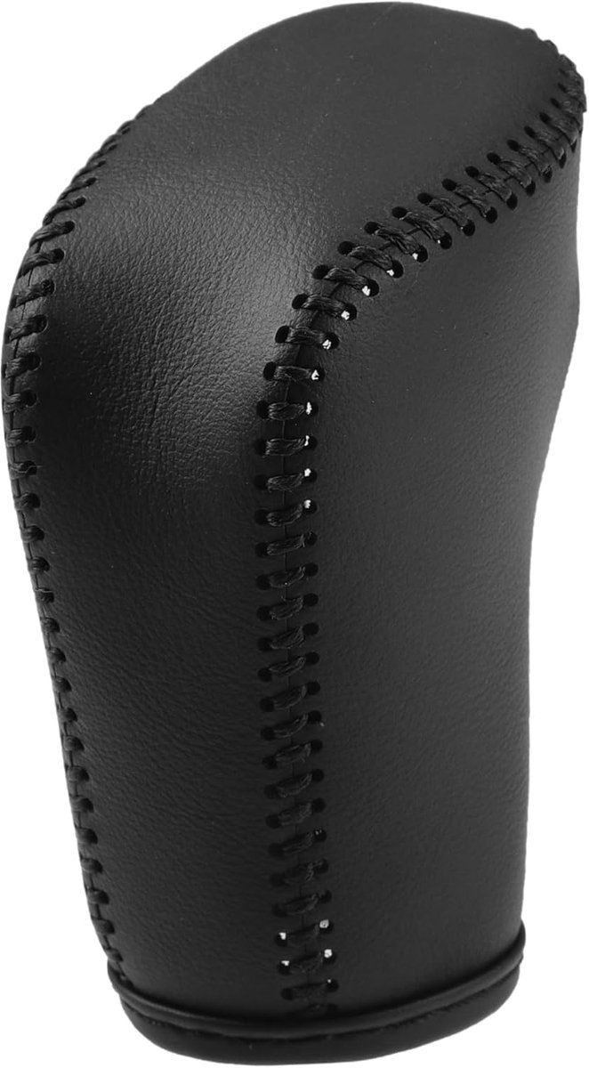 SnelShoppen - Gear Shift Knop Cover Versnellingspook Trim voor Honda Civic 11e Generatie 2022 2023 Kunstleer Zwart - Bescherming en Verfraaiing