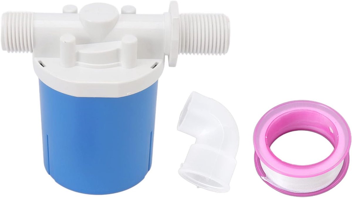 SnelShoppen - Automatische Floatklep - Lekvrij Waterpeil Controleklep voor Watertank - G3/4 Ingebouwde Zij-ingang - Ideaal voor Tuin, Camping, en Thui