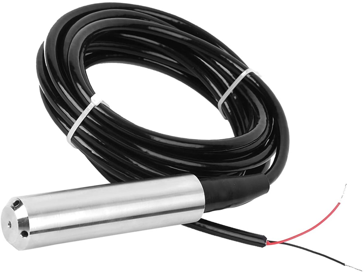 SnelShoppen - Tl-136 Vloeistofniveau Water Sensor Detector - 24VDC - 4-20mA Signaaluitgang - Meetbereik 0-2m - Voor Water en Vloeistoffen - Perfect vo