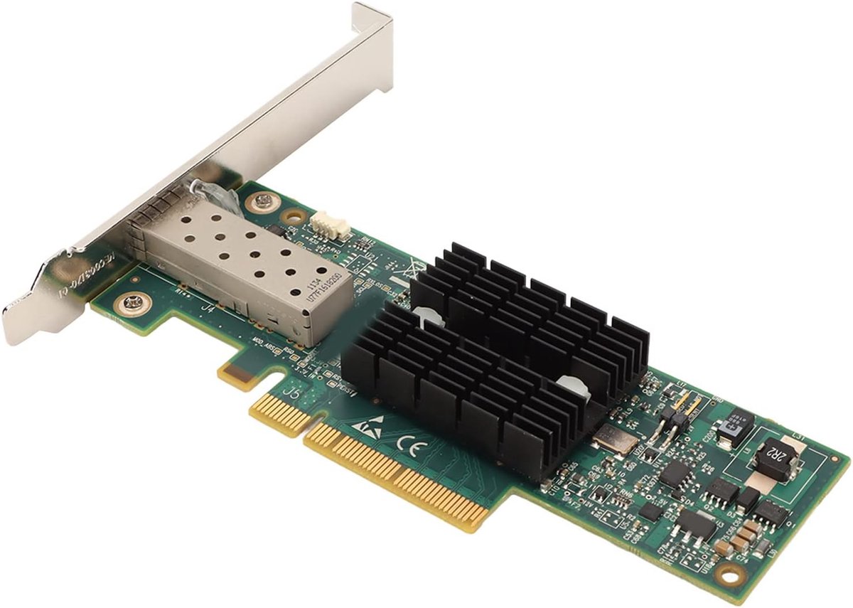 SnelShoppen - 10GB PCI SFP PCIE Netwerkkaart PCB met 10Gbps Snelheid, Duurzaam Materiaal, Geschikt voor Server 2003/2008/2012/2016, Ideaal voor Datace