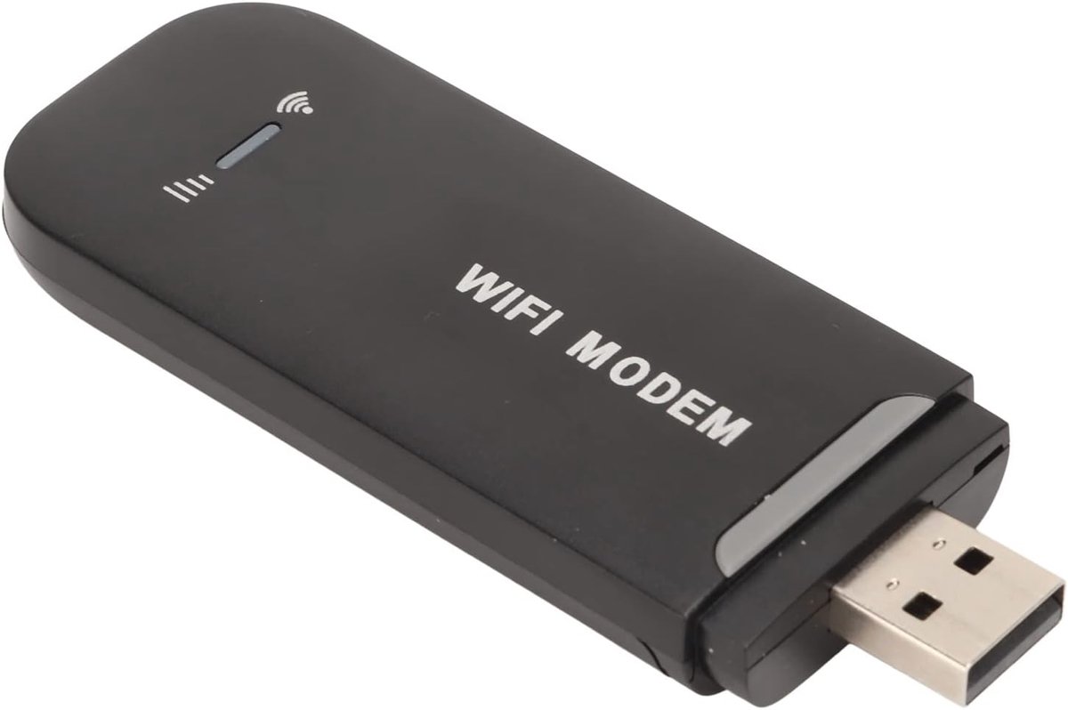 SnelShoppen - 4G USB WiFi Extender, Draadloze 5G 2.4G Dual-band Wifi Herhaler met SIM Kaart Slot, Ondersteunt 10 Wifi Gebruikers, Draagbare Wifi Netwe