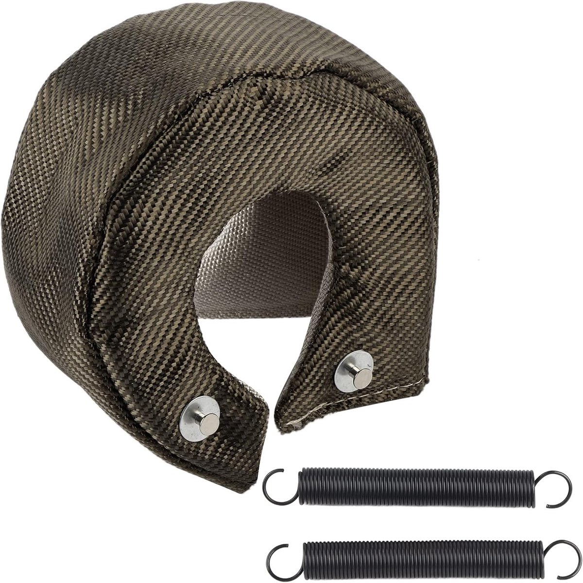 SnelShoppen - Turbocharger Cover Titanium Turbo Isolatie Deksel T3/GT35/GT37/GT40/GT42 - Hoge Temperatuur Weerstand, Vermindert Turbo Vertraging, Verh