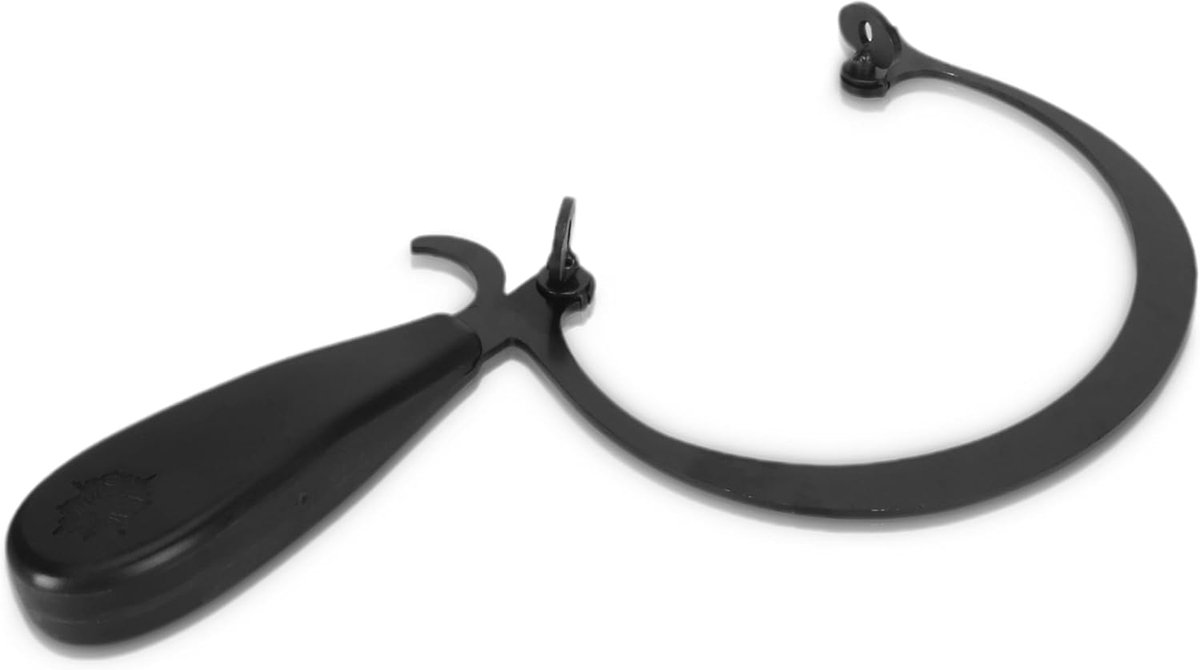 SnelShoppen - Juwelierszaag, Curved Hacksaw Handvat Gereedschap met Zwarte Handgreep, C-vormige Zaagframe Zonder Zaagblad voor Houtbewerking en Sierad