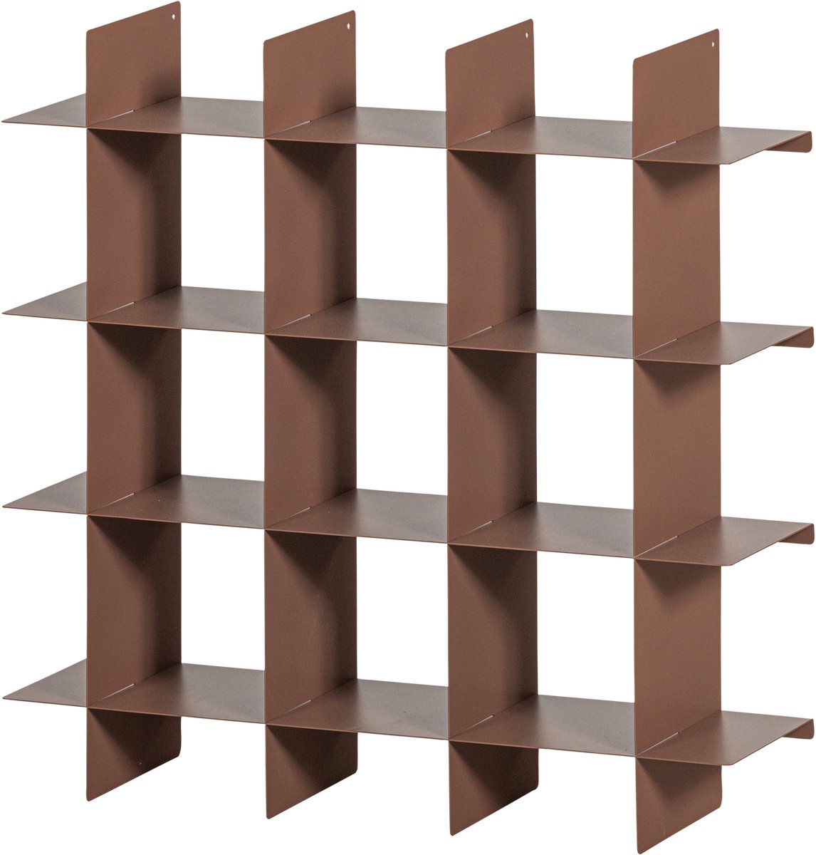 WOOOD Brik Wandrek - Metaal - Oudroze - 60x60x15