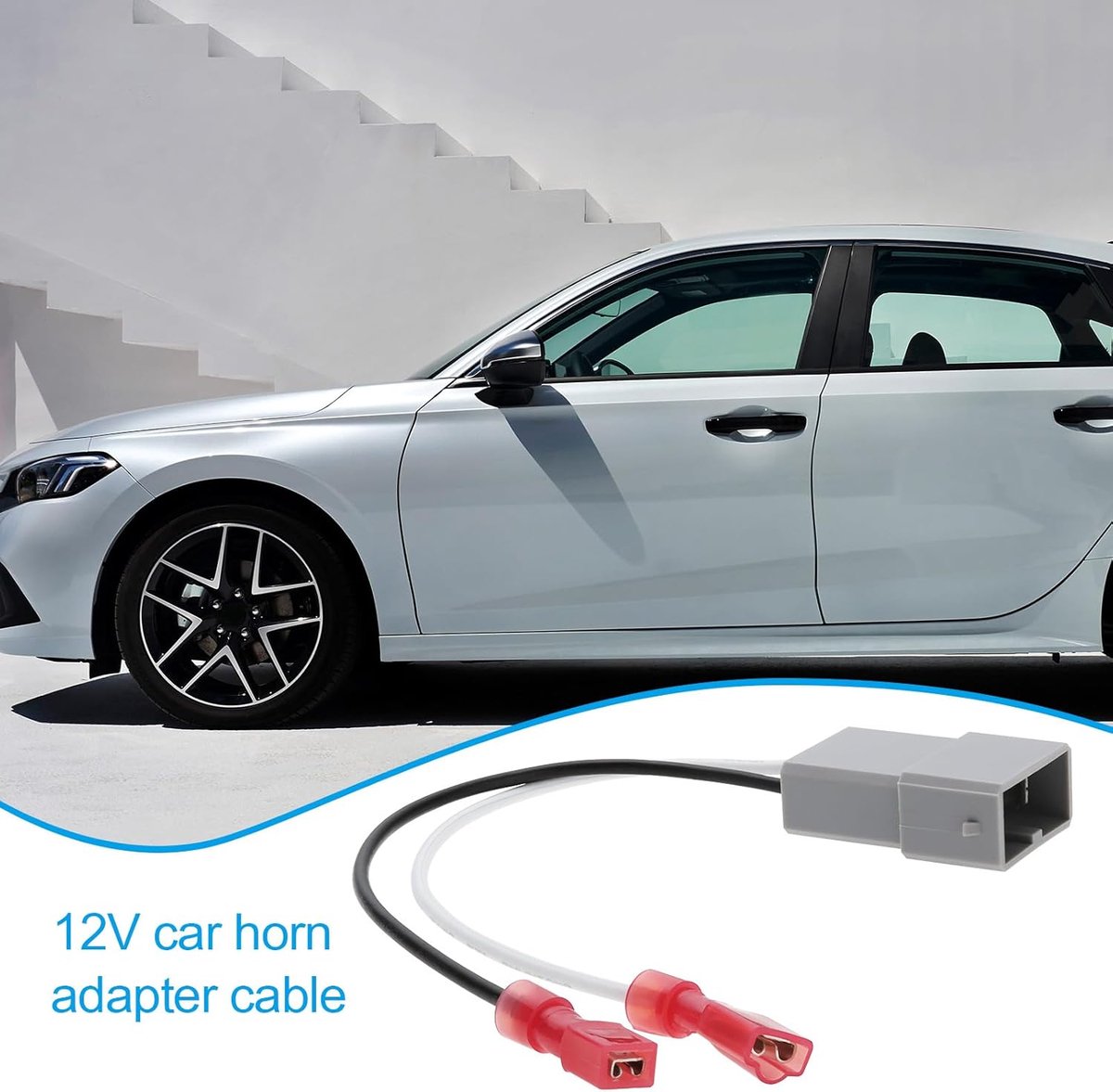 The Lord of the Tools 4Pcs 12V Speaker Adapter Plug 2 Pin Cable Loom Compatible with Honda Compatible with Accord Compatible with Civic CR-V CR-X CR-Z — cadeau in Cadeau-ideeën - foto 5