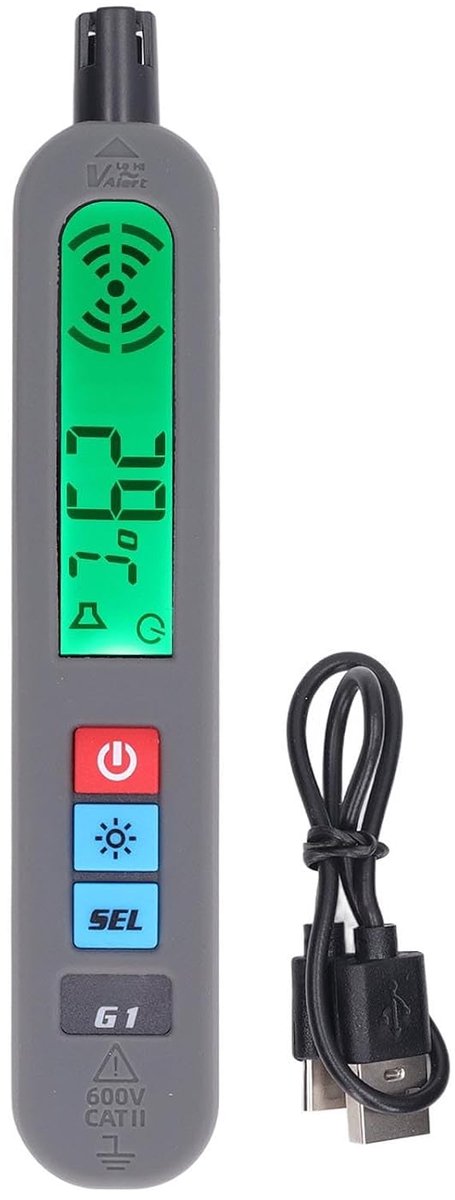 SnelShoppen - Gaslek Detector, Natuurlijke Gas Detector BSIDE G1 voor Thuis, Vlammenloze Methaan, Propaan en Benzine Lek Testapparaat, Snelle 1 Sec. M
