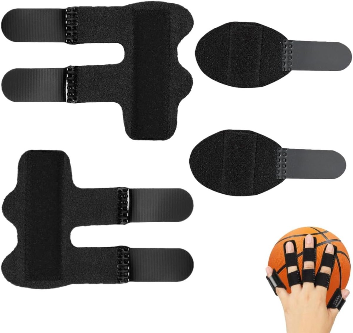 4 Pcs Finger Splints for Relaxing, Finger Rest for Broken Fingers, Adjustable Finger Rest, Finger Stabiliser, Finger - ShopVlot