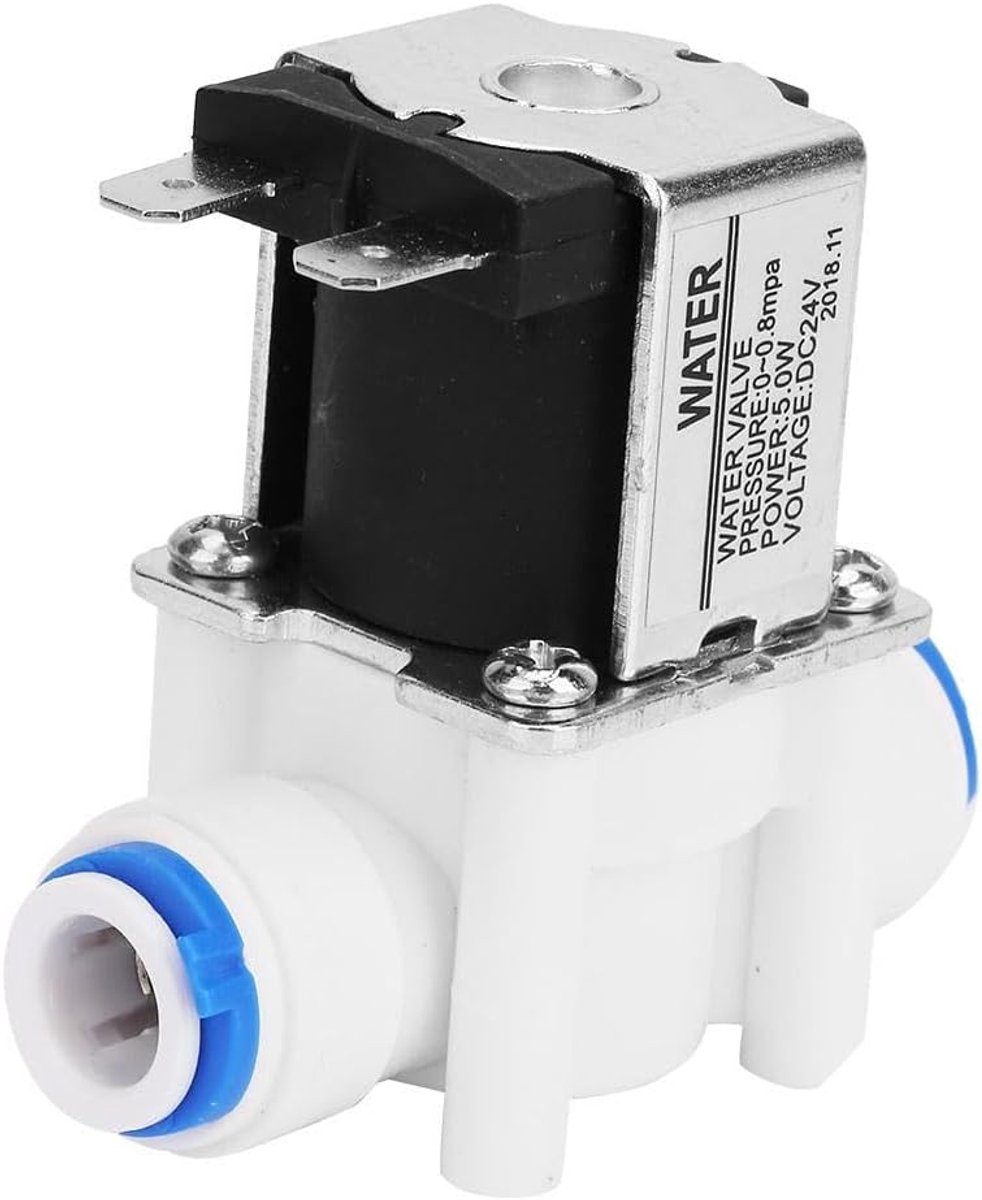 Solenoïdeventiel 24 V DC 3/8 Inch - Kunststof - Normaal gesloten - Veilig waterbeheer - ShopVlot