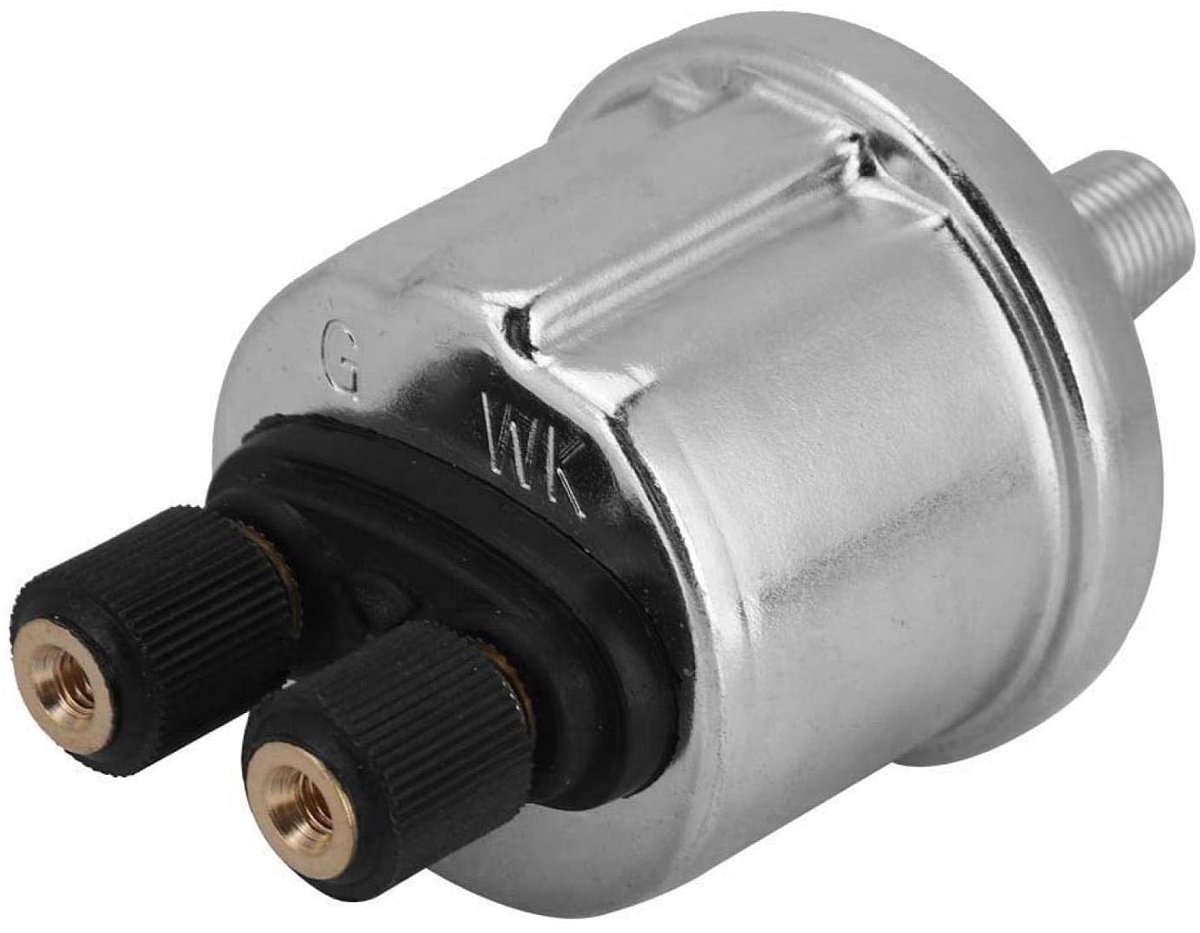SnelShoppen - Pressure Transducer 0-10 Bar 1/8NPT Aluminium Legering Universele Olie Druksensor voor Diesel Generator Vervanging