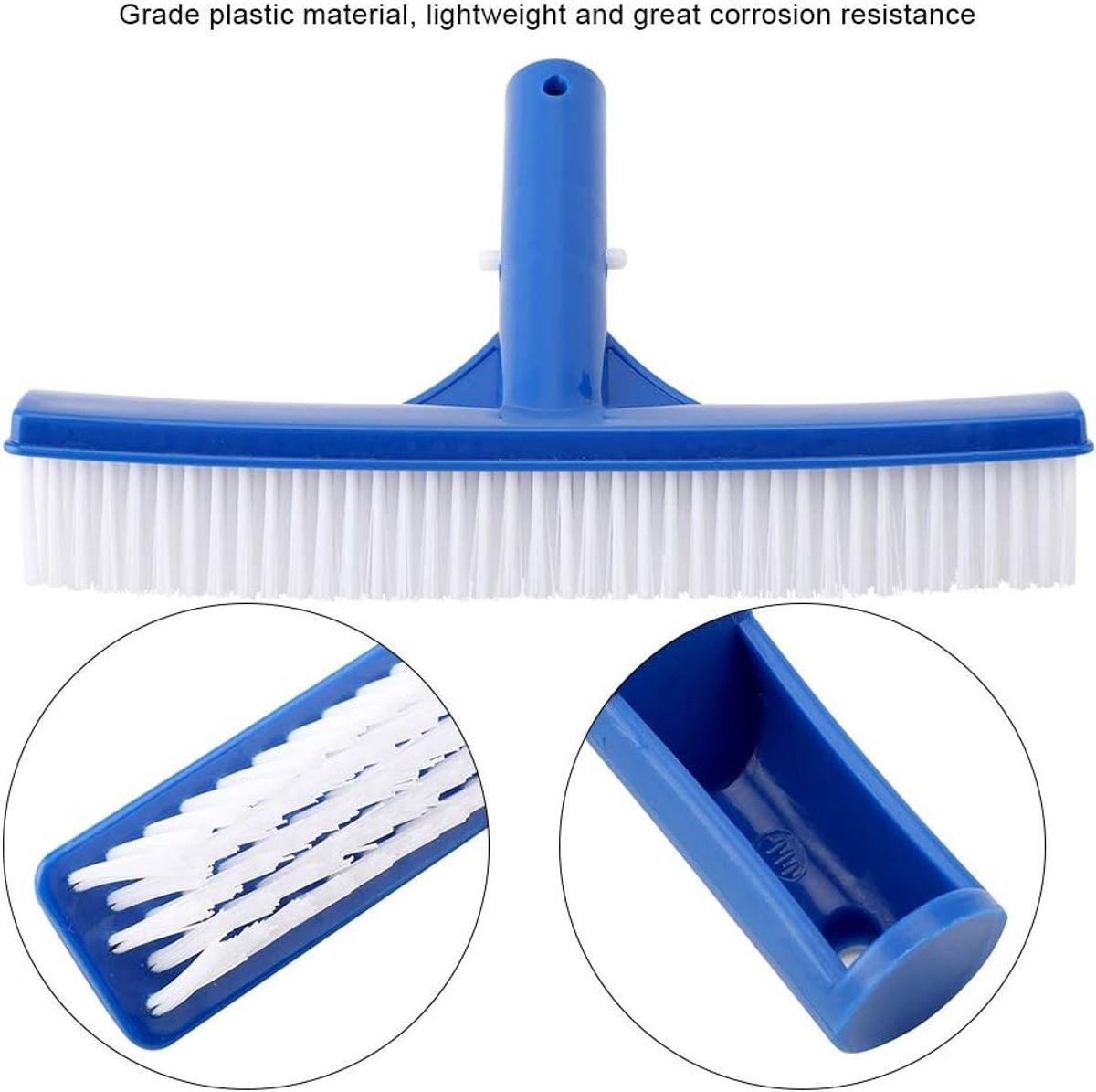 Huiselijke Borstel voor Zwembaden - Plastic Schoonmaakborstel, Poolborstel en Onderhoudsaccessoire voor Zwemwater