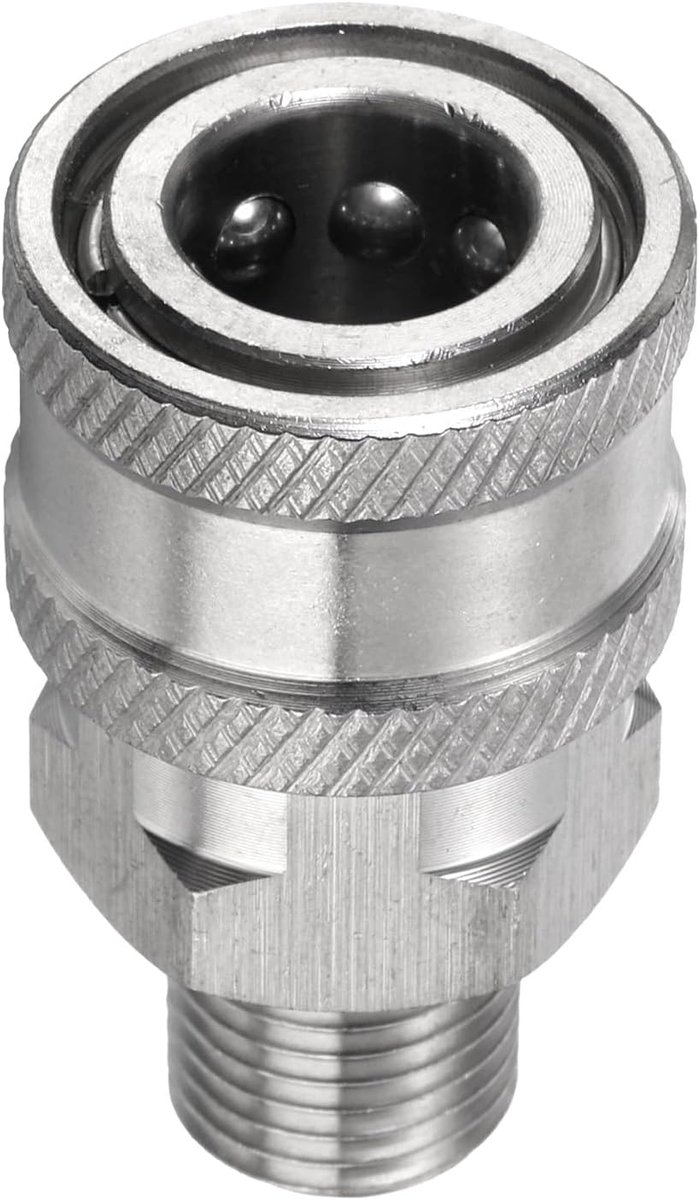 SnelShoppen - Afvoersproeiers voor hogedrukreiniger, 1/4 inch snelaansluiting, 5000 psi, roestvrij staal, duurzaam, rotatiepunt, waterreiniging, afvoe
