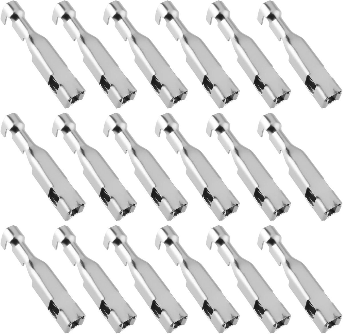 SnelShoppen - 50x Automatische Crimp Vrouwelijke Stekker Terminaal DJ627-2.8C Compatibel met 2.8mm Male Stekker Verbindingen voor PCB Connector