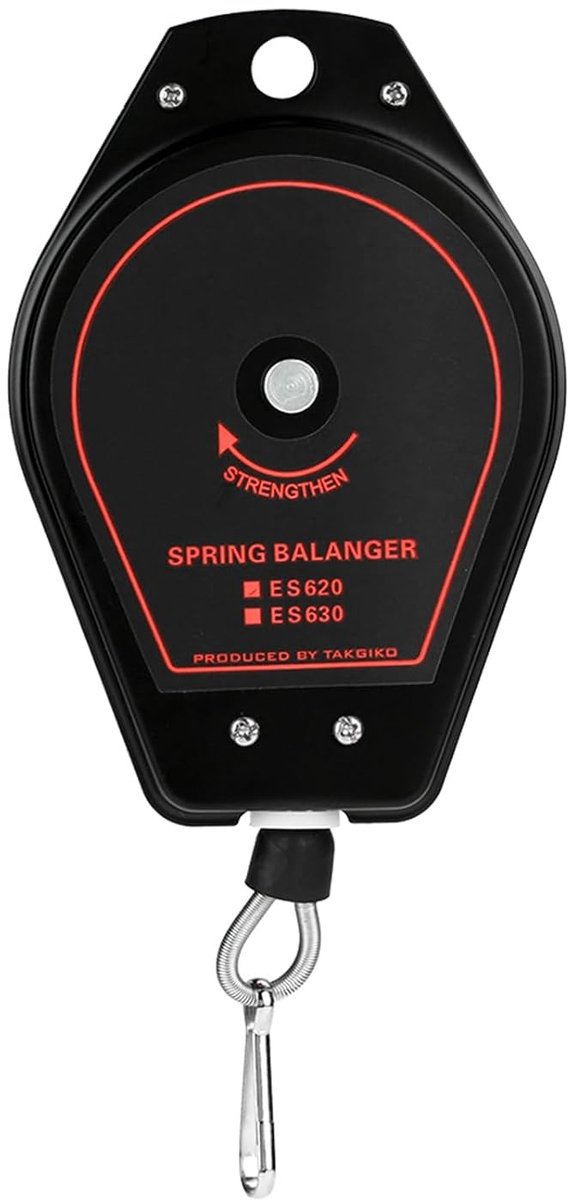 SnelShoppen - Spring Balancers 0.6-2 kg Retractable Scale voor Kabel Balancers, Metalen en Rubber Pulley, Tool Holder, Bescherming van Gereedschap, Ve