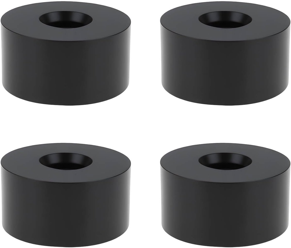 SnelShoppen - 4 Stuks Motorfiets Brandstoftank Rubber Beugel 30x15x10mm - Slijtvast en Trillingsabsorberend Rubber - Voor Veilig Installeren van Brand