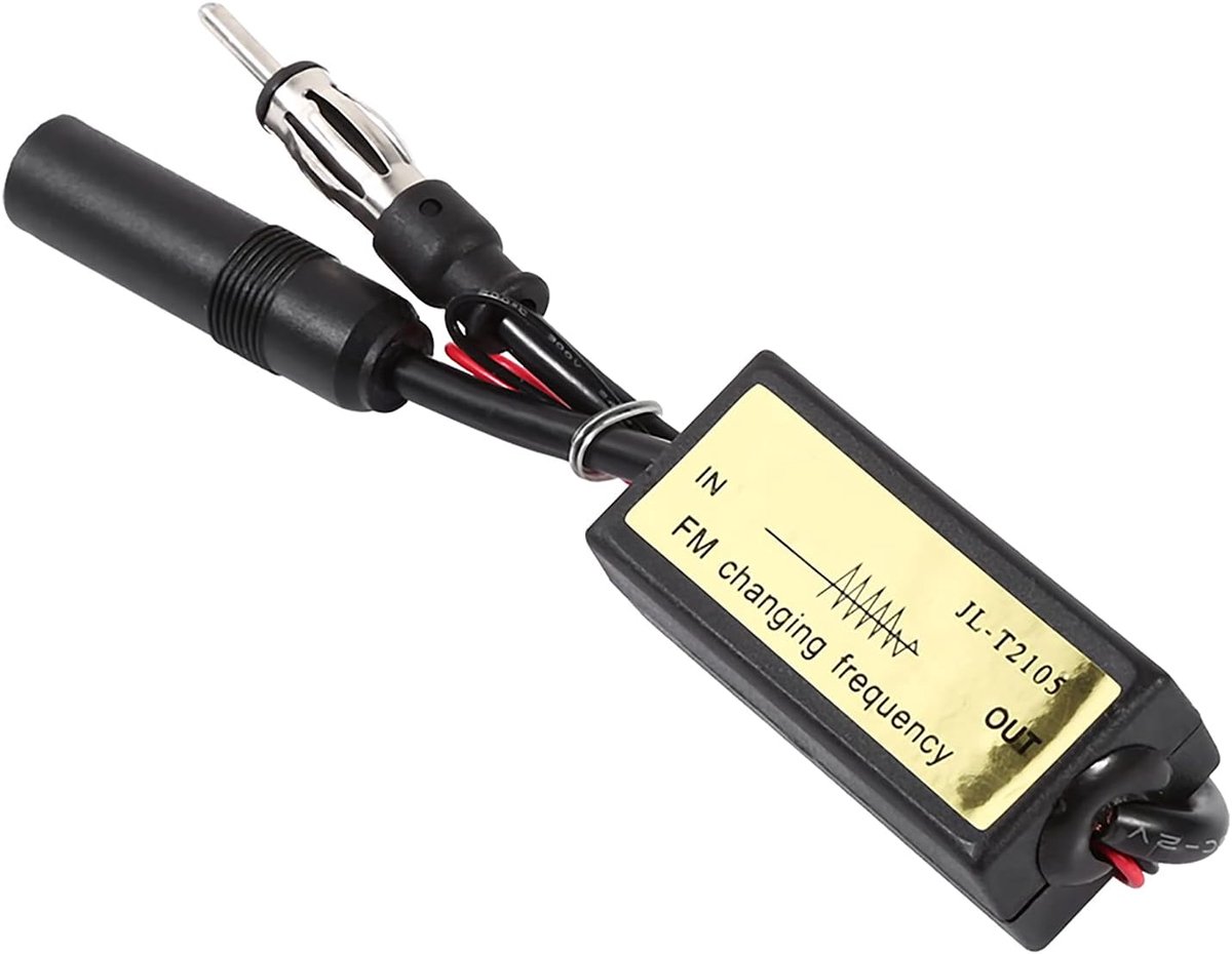 SnelShoppen - Auto FM Frequentie Converter Antenne Radio Expander voor Japanse Auto's, Ontvangt 88-108MHz, Vermindert 76-90MHz, Betrouwbare Kwaliteit,