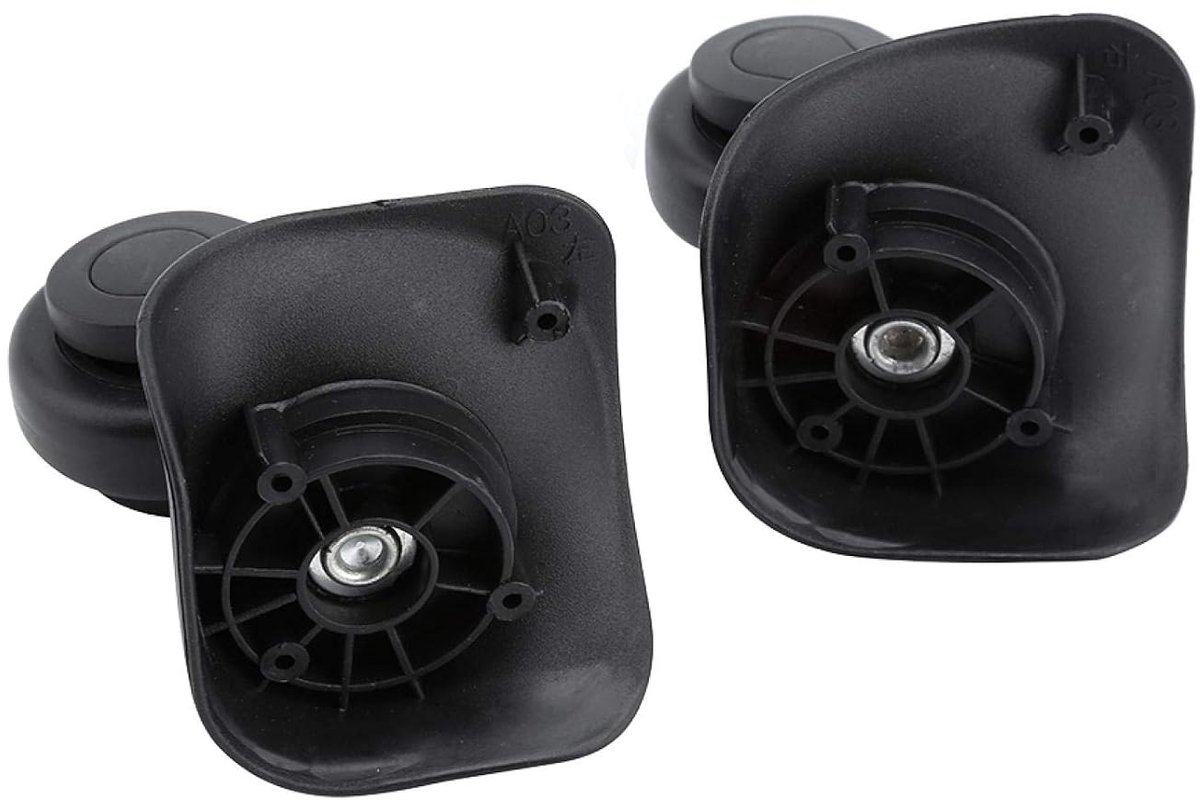 SnelShoppen - Hoogwaardige Luggage Roller met Draaiwiel, Vervangingswiel van Plastic voor Reiskoffer Trolley Case, Duurzaam en Eenvoudig te Installere