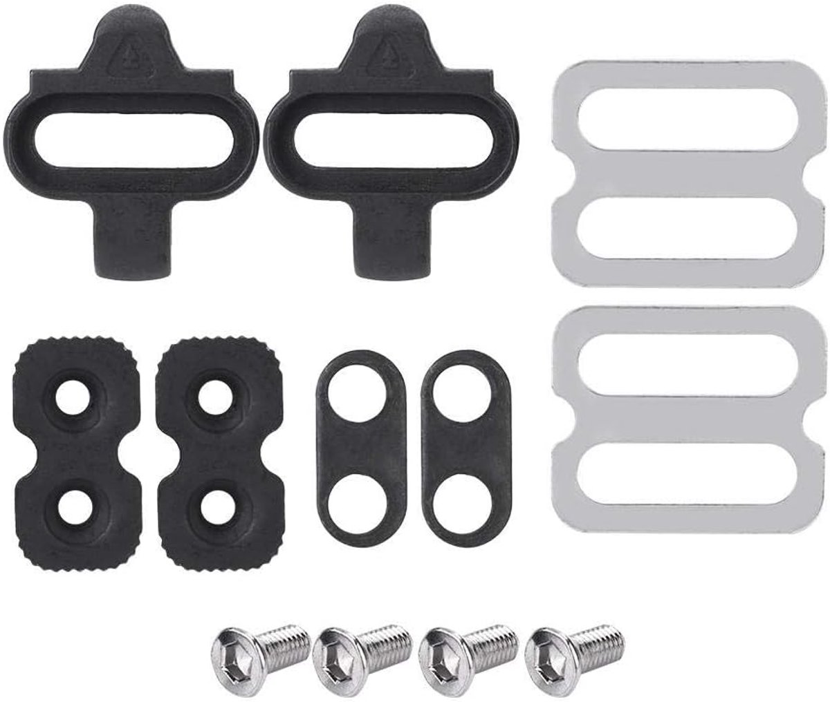 SnelShoppen - Wedges Accessoires Voor SPD Pedalen, M424, M324, Mini Monocular, Robuuste Fiets Schoen Plate Voor MTB, 24 Stuks, Duurzaam Staal, Voor Mo