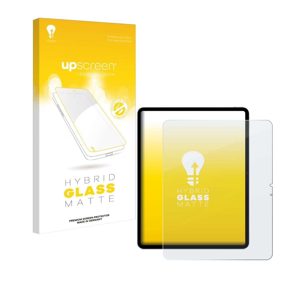 upscreen - Screenprotector voor Apple iPad Air 13" M2 2024 - Folie Beschermfolie Beschermglas matte