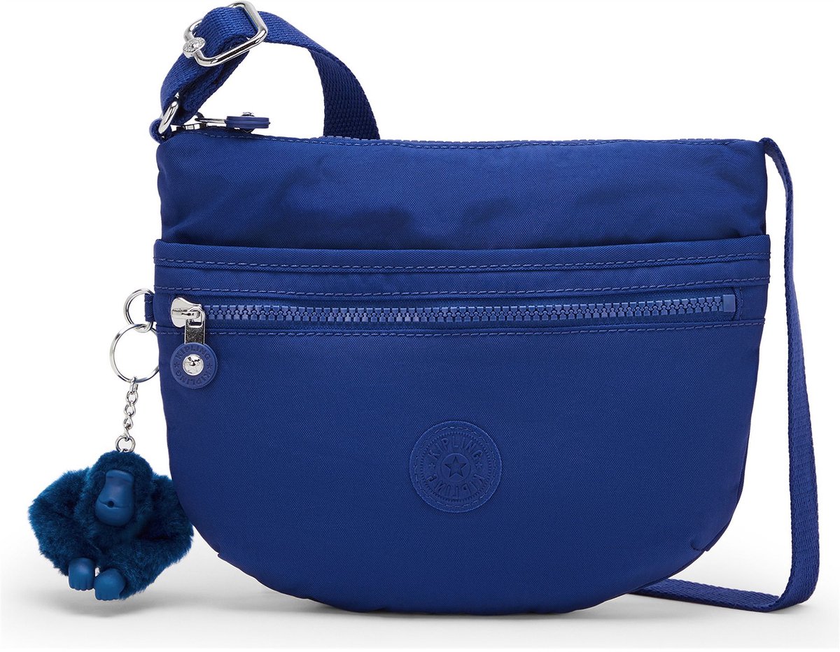 kipling schoudertas Basic Eyes Wide Open Arto S Small Crossbody S Blazing Blue blauw
