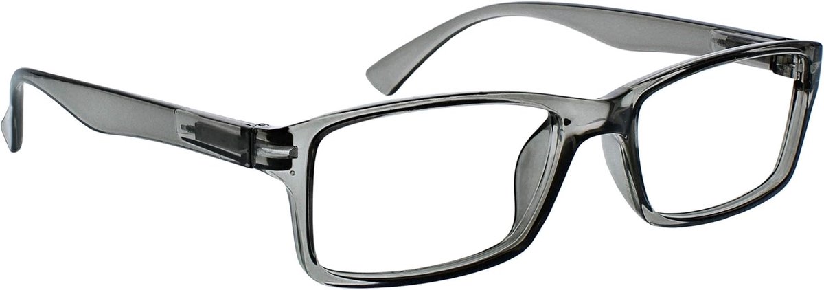 Reading Glasses Company Grey Readers Designer Style Mens Womens R92-7, optische kracht +1.00