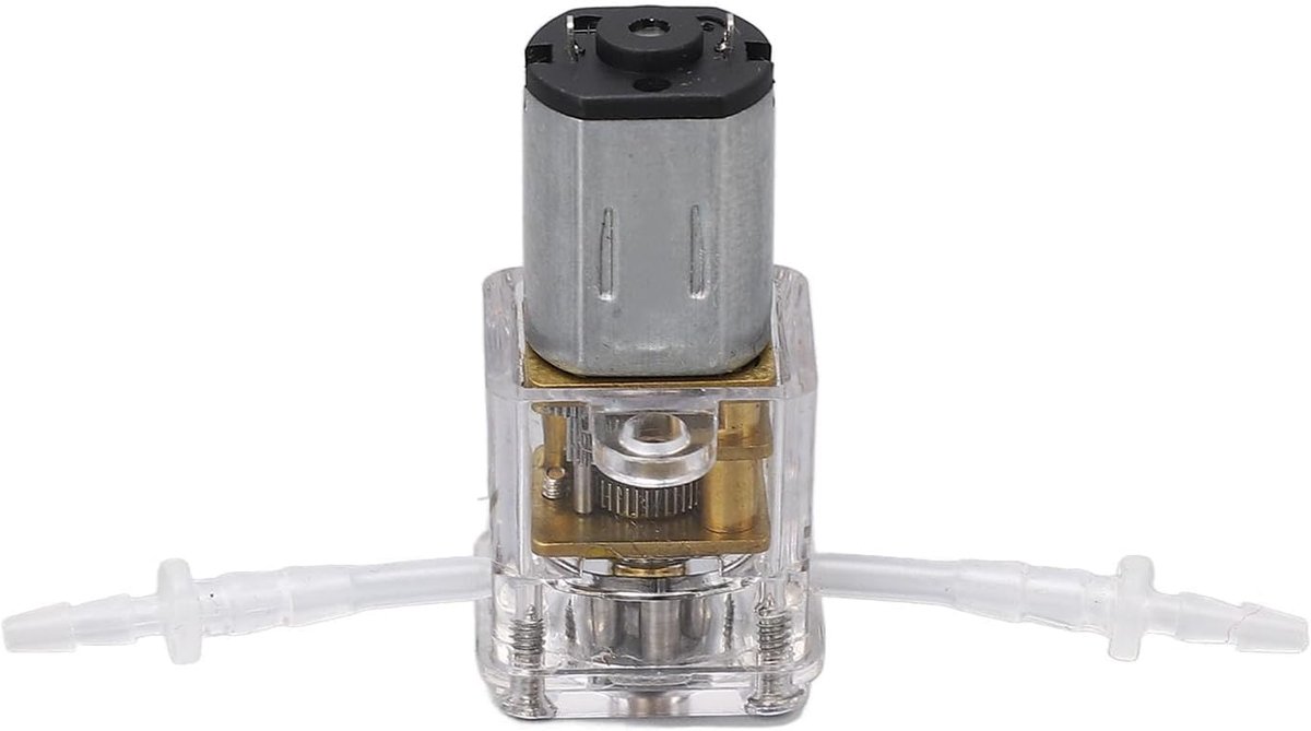 SnelShoppen - Mini-Peristaltische Pomp 1 Ml per Min Micro Vloeistof Doseerpomp 0.001M Lift Micro-Pump G10 6V - Duurzaam, Betrouwbaar, Voor Laboratoriu