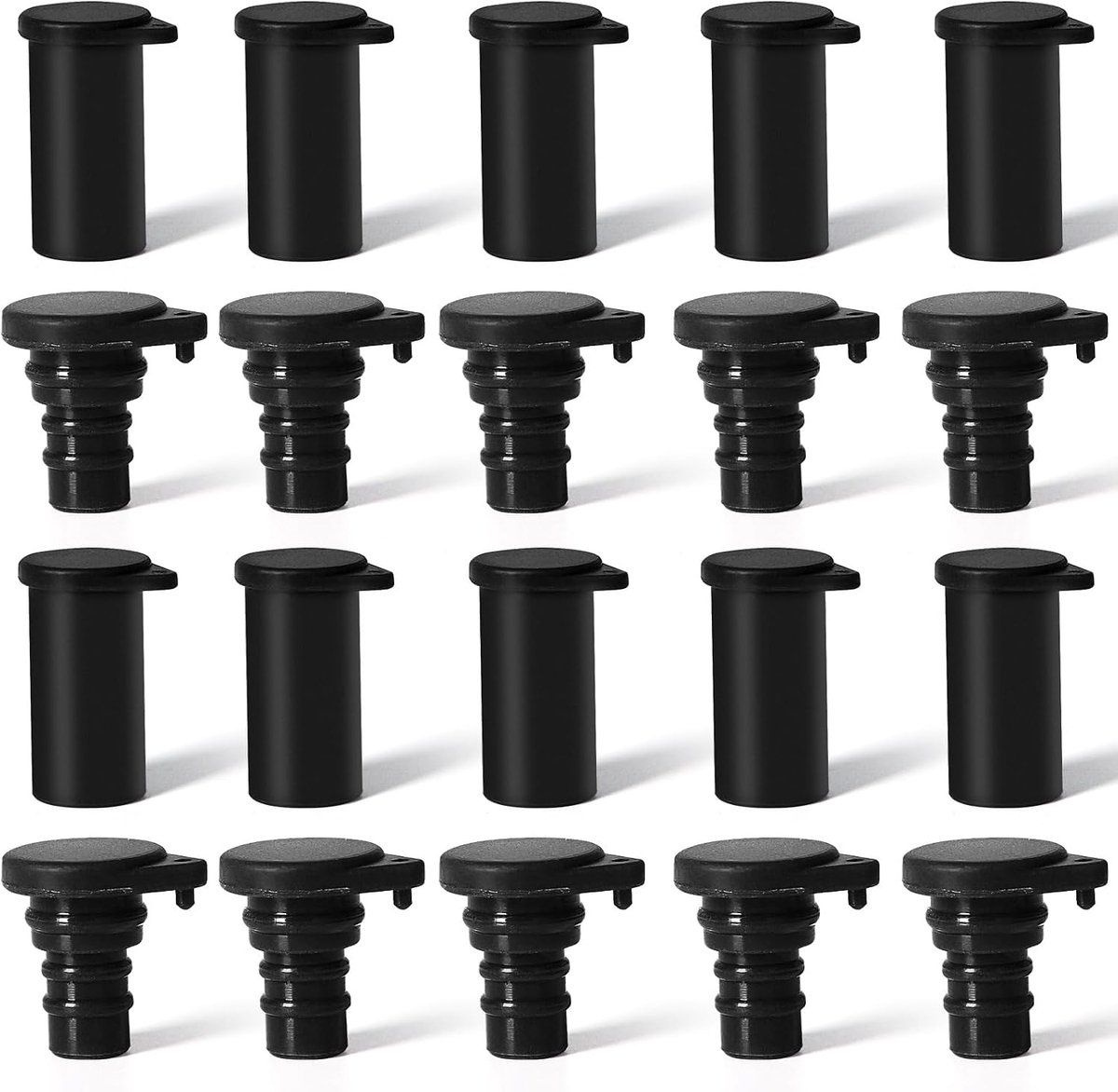 DEWIN Photovoltaic Solar Connector Dust Plug,Connector End Caps for Solar Panel Connector Solar Connectors Rubber - ShopVlot
