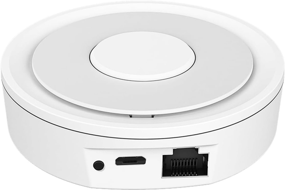 SnelShoppen - Slimme Centrale Controle, Draadloos voor Zigbee Gateway, Smart Hub voor WiFi Schakelaars, Temperatuurmeter, Bewegingssensor, Tot 200 App