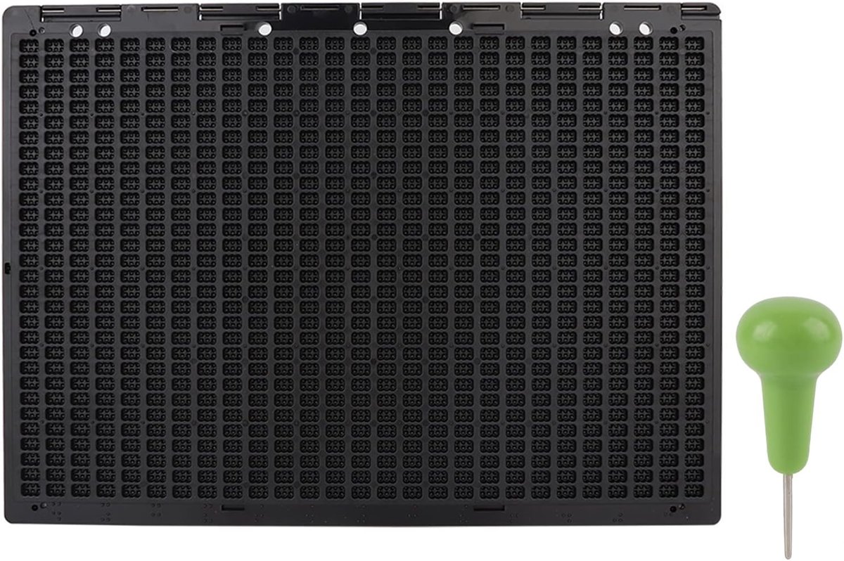 SnelShoppen - Draagbare Braille Schrijfmachine 27x30 Slate voor Kinderen, Leerhulpmiddel voor Visueel Gehandicapten, Lichtgewicht, Duurzaam, Compakt