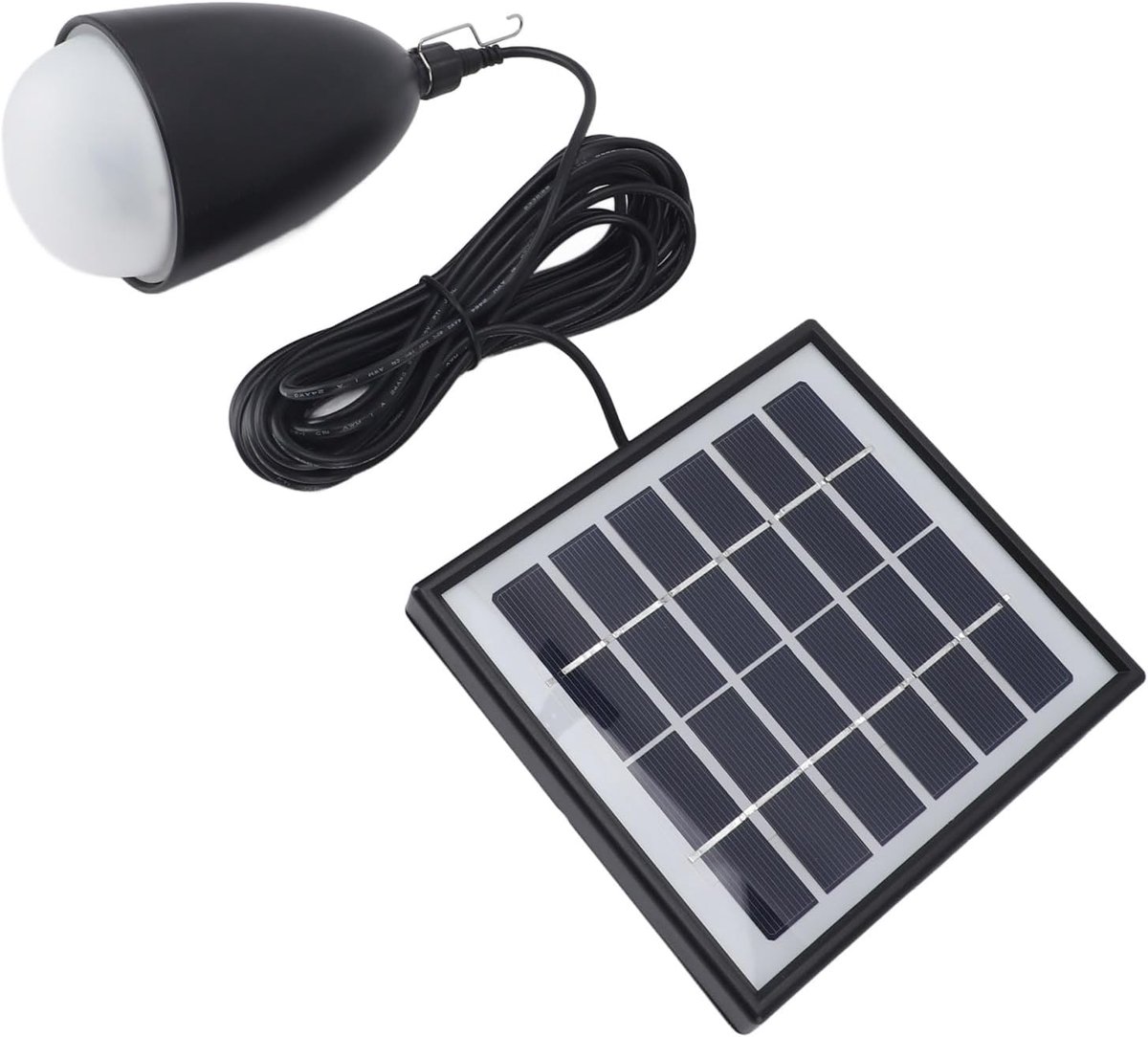 SnelShoppen - Solar Lamp voor Kippenhok - Oplaadbare LED Zonne Lamp - Draagbare Zonne-energie Lamp voor Tent, Kamperen, Hiking, Tuinverlichting