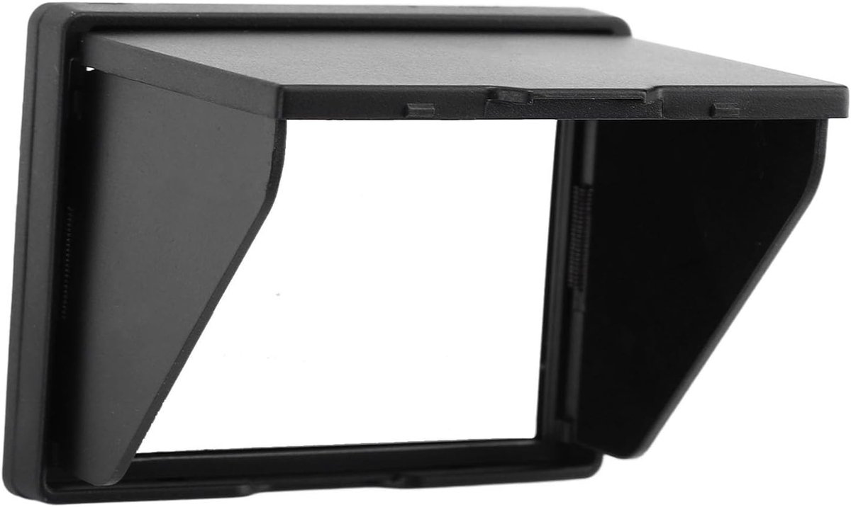 SnelShoppen - Camera LCD Sunshade Zonnekap 3 Inch ABS Vouwbare Zoeker LCD Kap voor A7 A7M2 A7R2 A7M3 A9, Lichtgewicht en Draagbaar, Blokkeert Glans