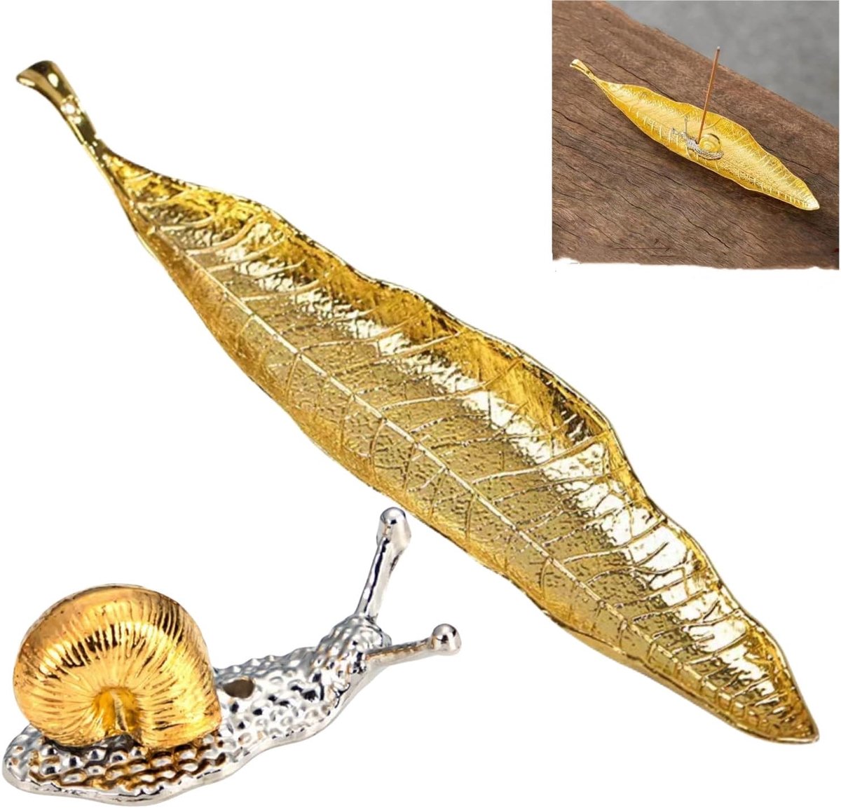 Incense Stick Holder Metal Incense Stick Holder with Snail Incense Stick Holder for Home Crafts - ShopVlot