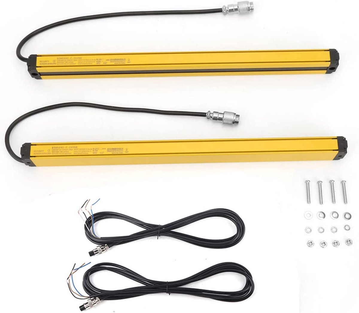 SnelShoppen - Lichtcurtainesensor, Veiligheidslichtcurtainesensoren, Hoogwaardige A Serie Lichtcurtainesensor Schakelaar, Veiligheidslichtrooster Beve
