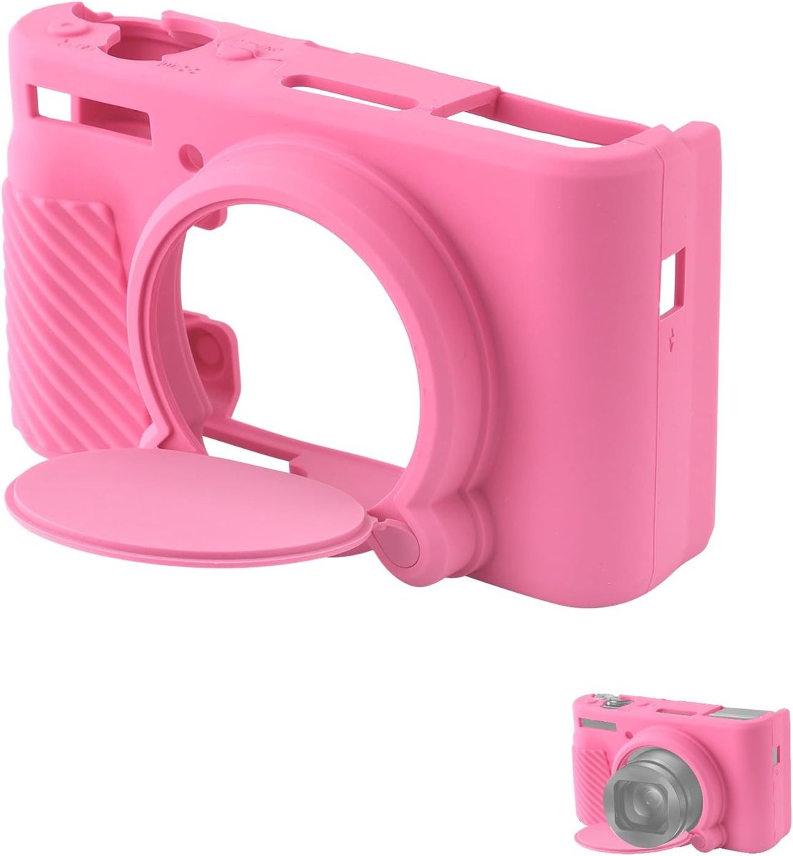 SnelShoppen - Slimme Anti-Kras Silicone Camera Case voor Digitale Camera - Beschermhoes voor Canon PowerShot SX740 SX730 HS Camera - Zacht, Praktisch,