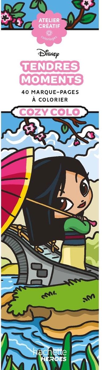 MARQUEPAGES DISNEY COZY TENDRE - Boekenleggers om te kleuren Disney Cozy - Hachette