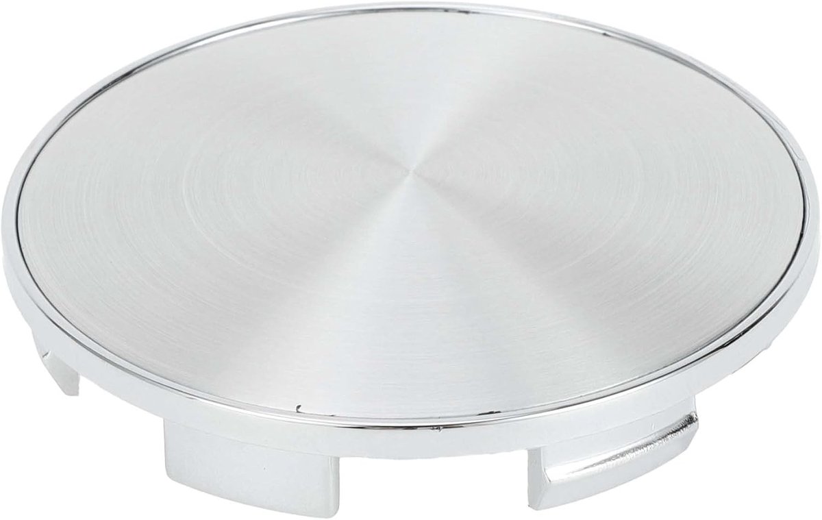 A ABSOPRO 68mm 2.68" Silver Tone Universal Car Wheel Hub Caps Wheel Hub Caps Covers Protectors for SUV Truck - ShopVlot