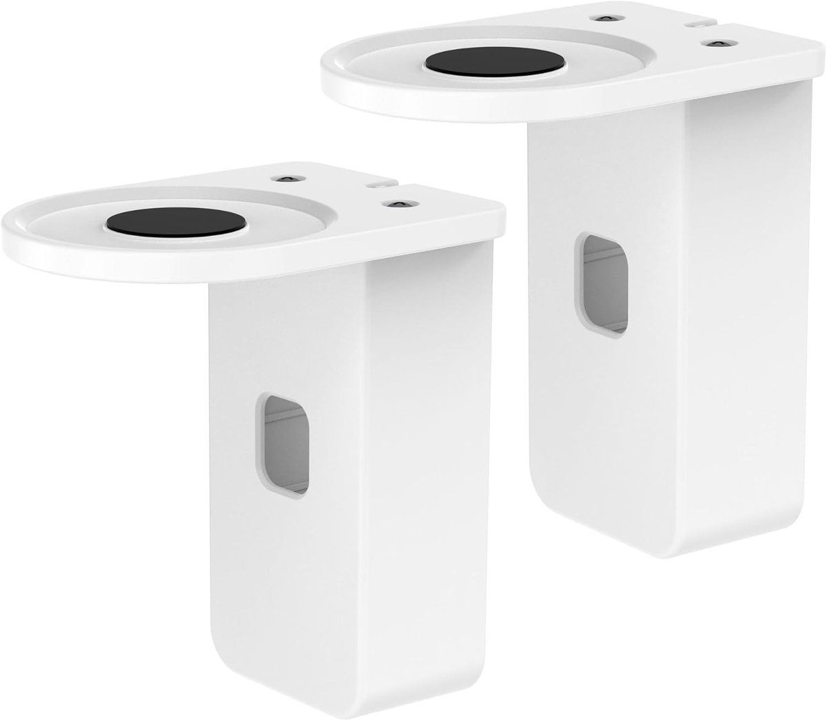 Wandhouder voor Dot en Google Nest Mini - Set van 2 - Elegante witte design - Houdt je apparaat netjes - ShopVlot