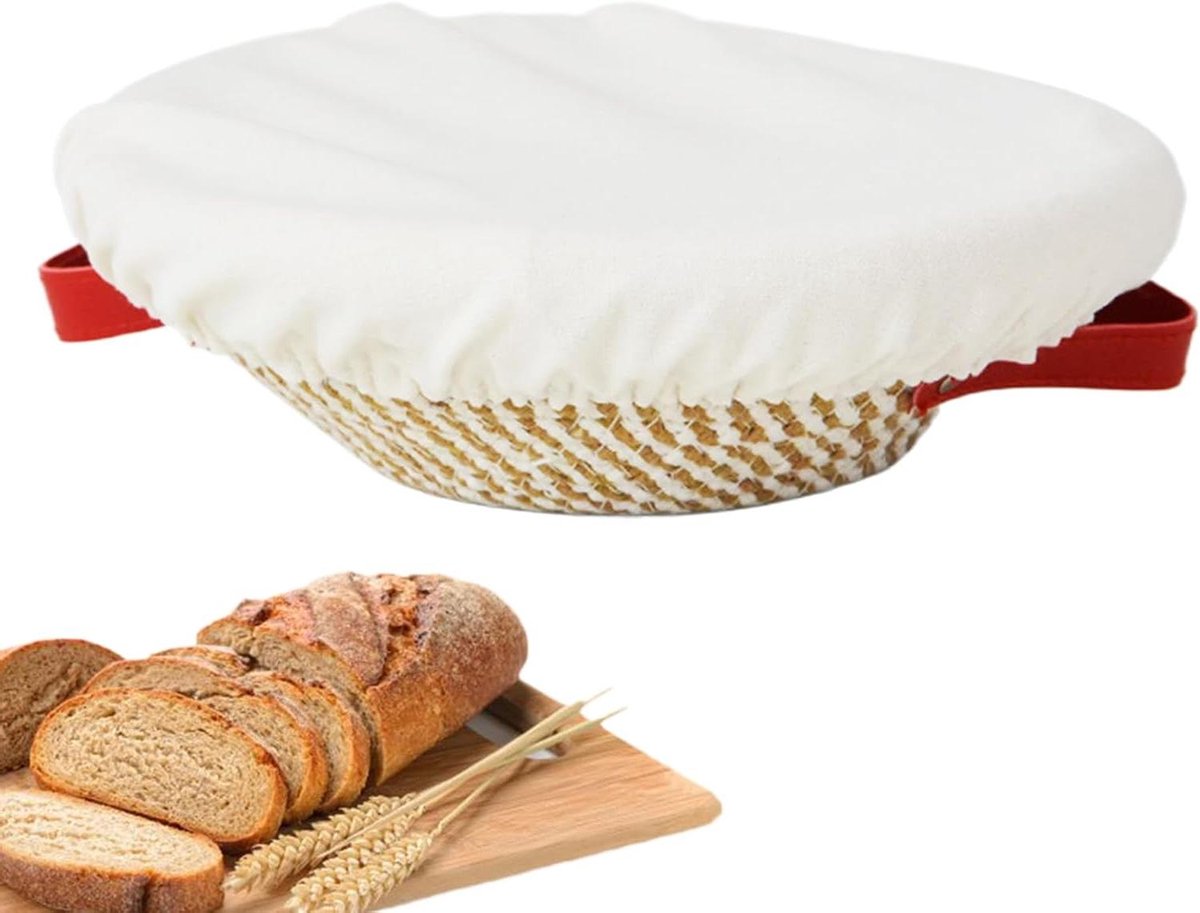 Broodschaal - Broodbakmand Deegmand - Brood Bakken - Met Katoenen Touw - 26 x 14 x 9.5 cm - Niet gespecificeerd