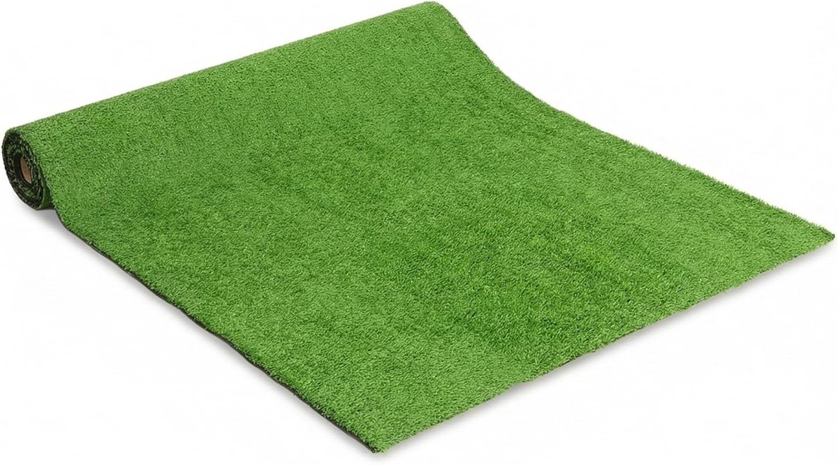 Kunstgras Rol - Groen Tapijt - Buitenruimte Aankleden - Onderhoudsvriendelijk - 100 x 400 cm - Groen