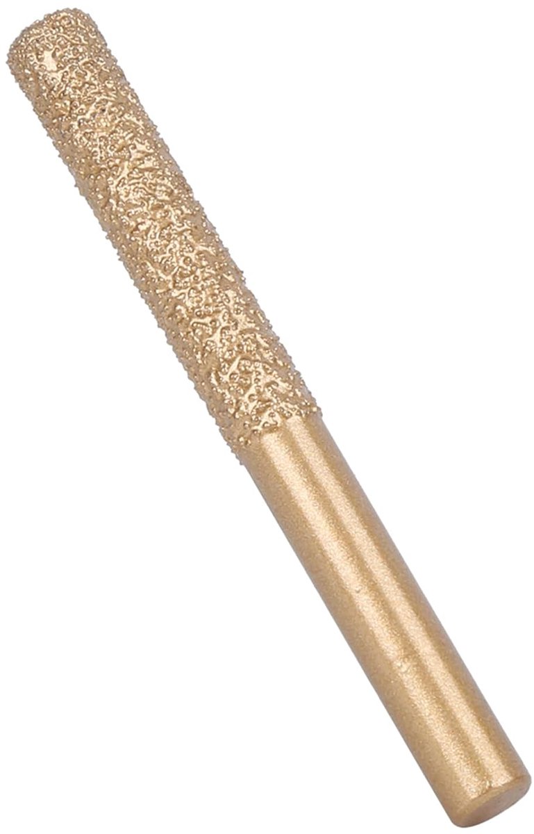 SnelShoppen - Diamant Frees 6.35x5x65mm voor Snijden van Natuursteen, Marmer, Graniet, Kwarts, Keramiek - Hoogwaardige Gehard Solder Diamant Technolog