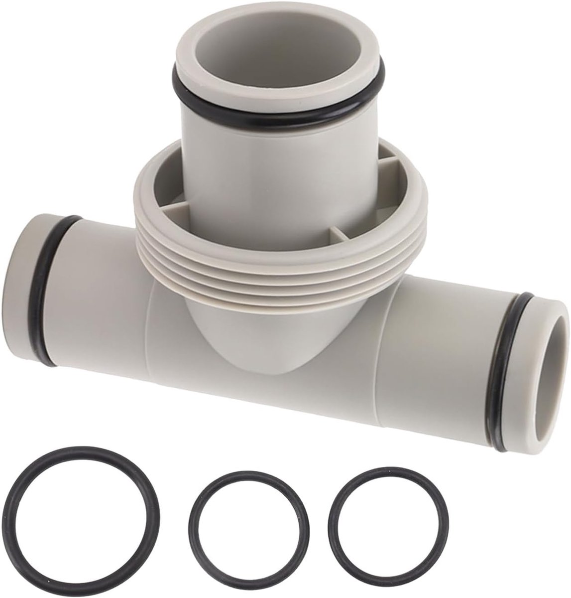 SnelShoppen - Slang Zuigventiel voor Zwembad, T-vormige Adapter 3 cm met Oogjes, Filter Circulatiesysteem Accessoires voor Zwembad en Spa