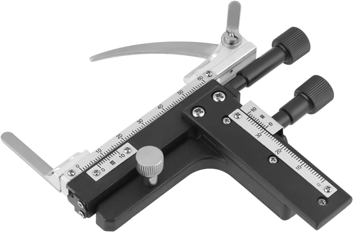SnelShoppen - Professionele Hechtbare Mechanische Microscoop Met Verplaatsbare Tafel, Microscoop Accessoires X-Y Verplaatsbare Tafel Beugel Met Schaal
