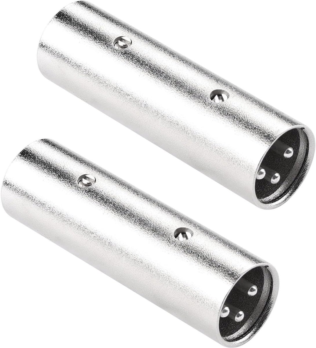 QIANRENON 3 Pin XLR Plug to Plug, Microphone, Connector Extender, XLR, Symmetric Audio Extension, Adapter, XLR Docking - ShopVlot