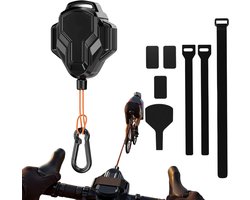 Fietskar Riem - Sleeptouw Fiets - Gezinsavonturen Buiten - Zelfintrekbaar Mechanisme - 25 meter - Uniek Kenmerk