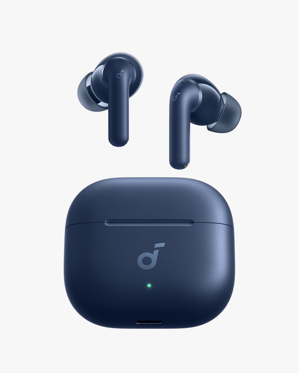 soundcore Anker P42i Draadloze Oordopjes, Adaptieve ANC Voor Dagelijks Geluid, Hi-Res Audio Met LDAC, Natuurlijke Modus Voor Concerten & Live Events, 56Uur Speeltijd, Al-Oproepen Met 6 Microfoons, Draadloos Opladen, IP55