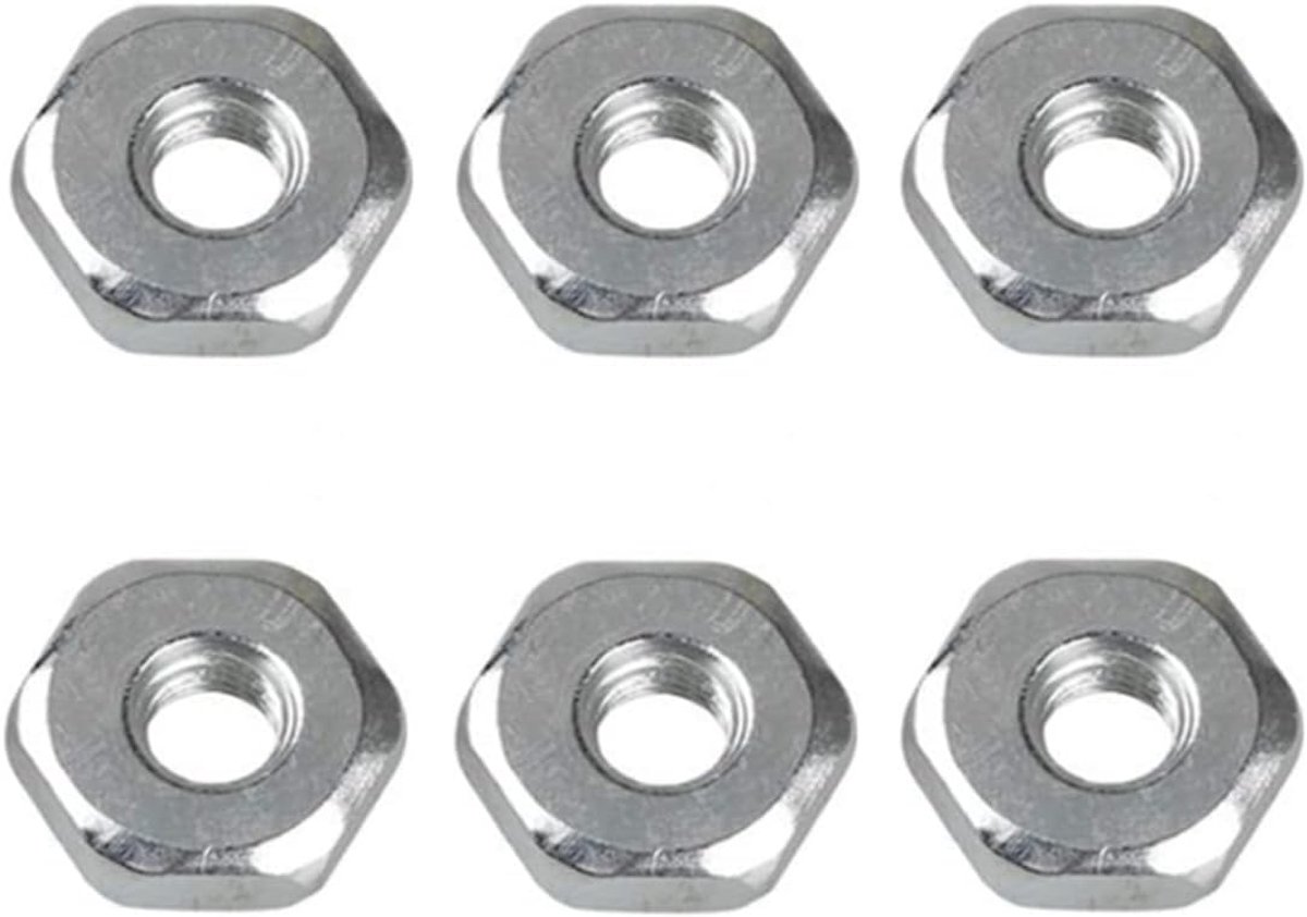 SnelShoppen - 6 Stuks Gear Cap Moeren Geschikt voor Kettingzaag MS170, MS180, MS200, MS210, MS230, MS250, MS260, MS290 - M8 Universele Dekkingsmoer On