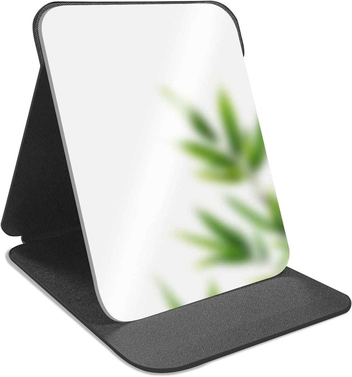 SnelShoppen - Opvouwbare Make-up Spiegel (Zwart, 25 x 18 cm) voor Thuis, Reizen, Feesten en Dagelijks Gebruik