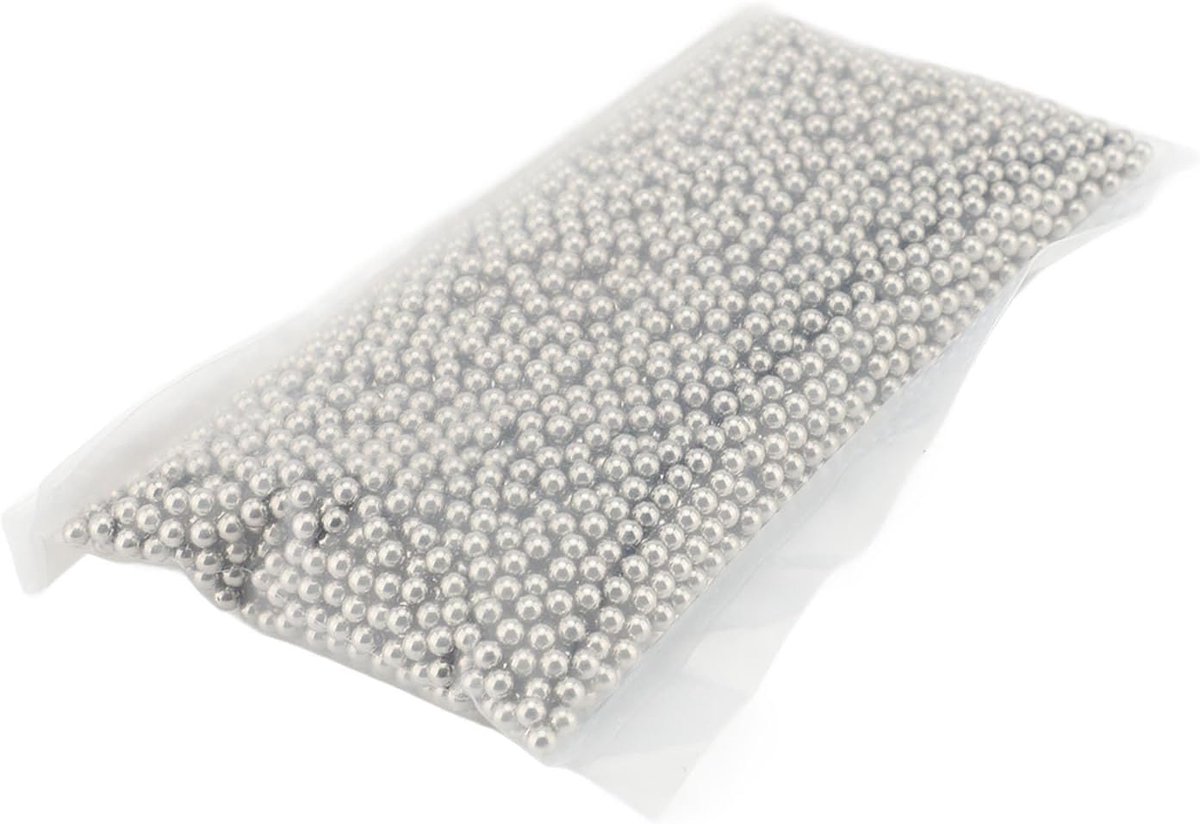 SnelShoppen - Rvs Multifunctionele Polijstballen voor Metaal Sieraden Polijsten, 1 Pond Polijstmateriaal voor Trommelpolijsters (2mm/3mm)