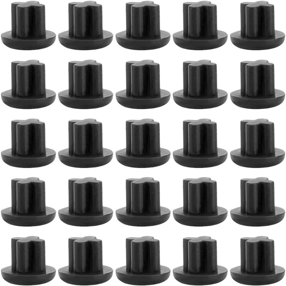 SnelShoppen - 100 Stuks 3.5mm Silicone Dust Plugs Caps Bescherming Stofdicht Hoofdtelefoon Jack Stofpluggen Universele Hoofdtelefoon Stopper voor Oort