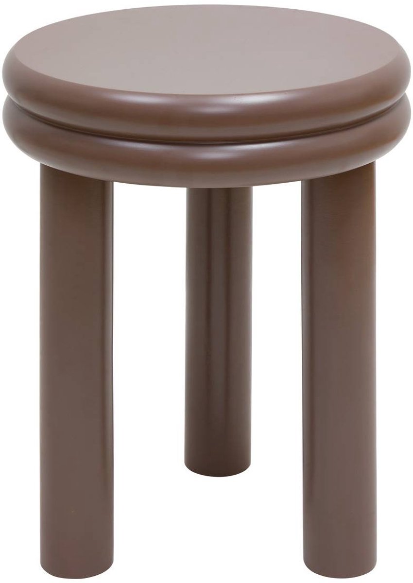 Table d'appoint Plump ronde D.40cm gris