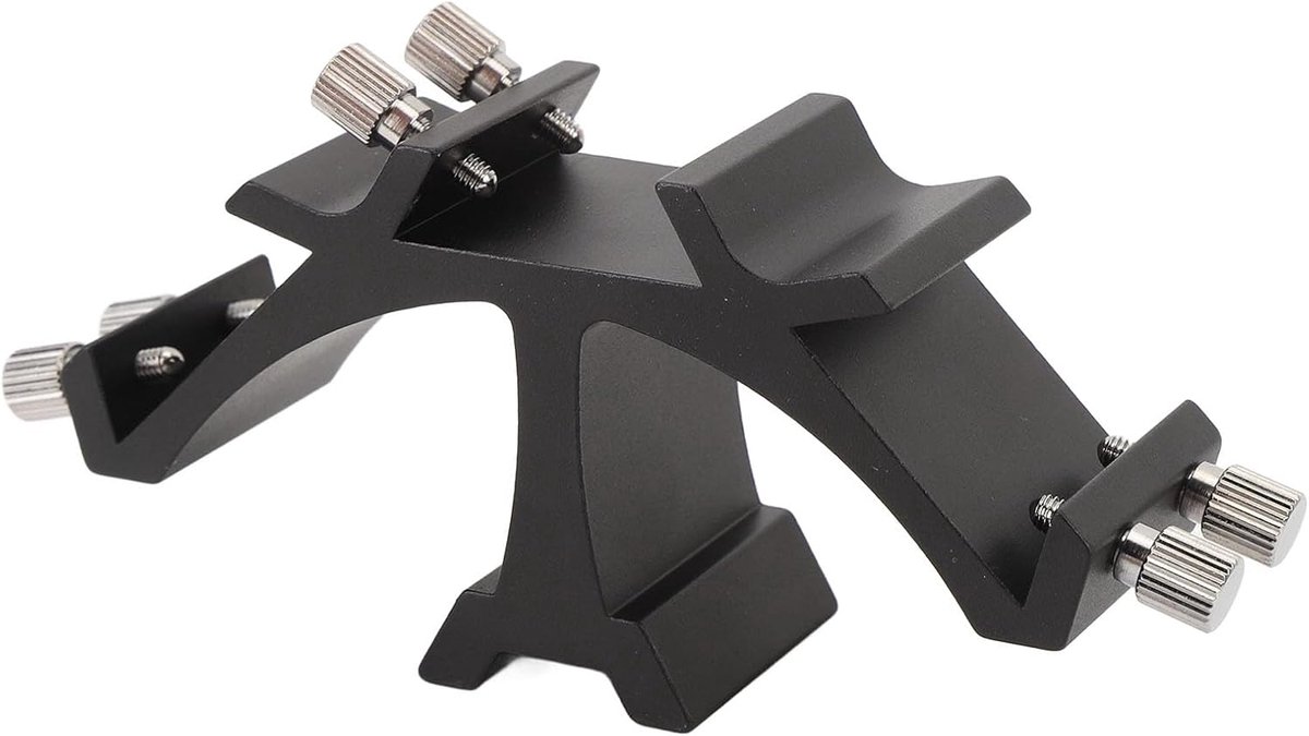 SnelShoppen - Astronomische Tri Finder Zoekerscope Bevestigingsmontage, 3 Slots Metaal Zoekerscope Montagebeugel, Tri Finder Beugel voor Telescoop